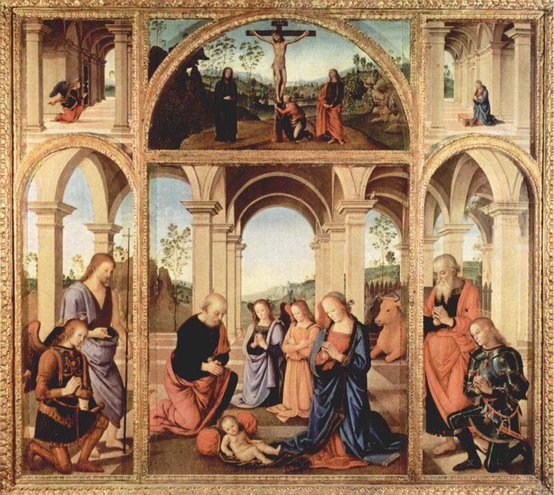 Pietro Perugino Albani Torlonia Polyptych